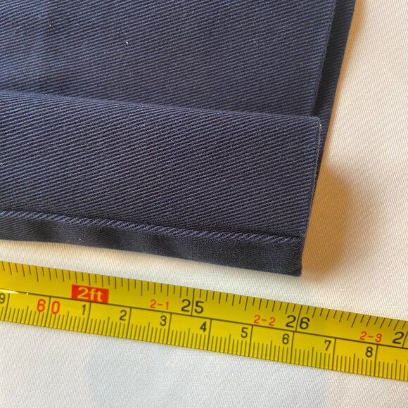 J. Crew Reimagined Women's Pants Ankle Size XS Navy Blue Cotton - Picture 5 of 6